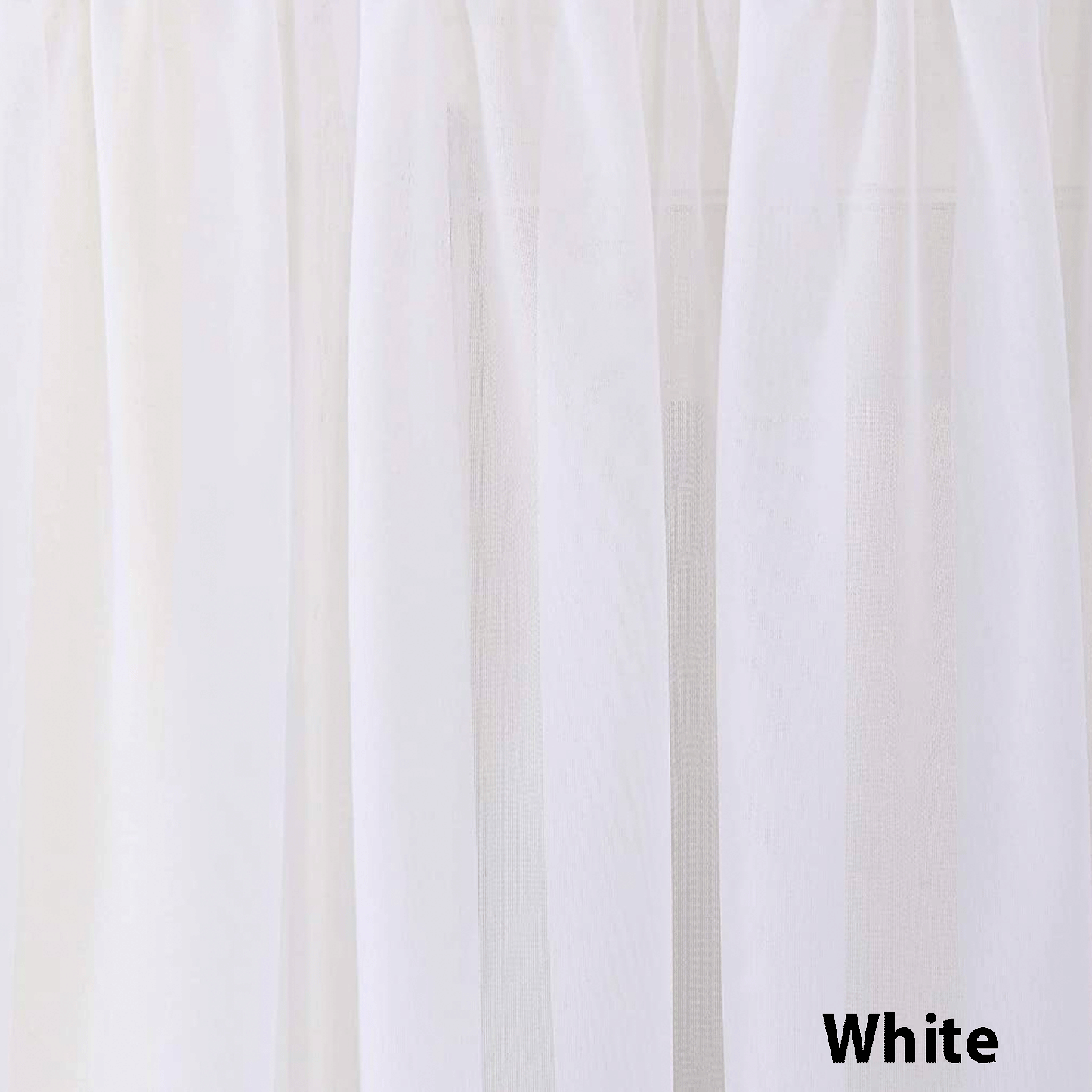 Sheer Voile Tier, Valance & Swag Pair