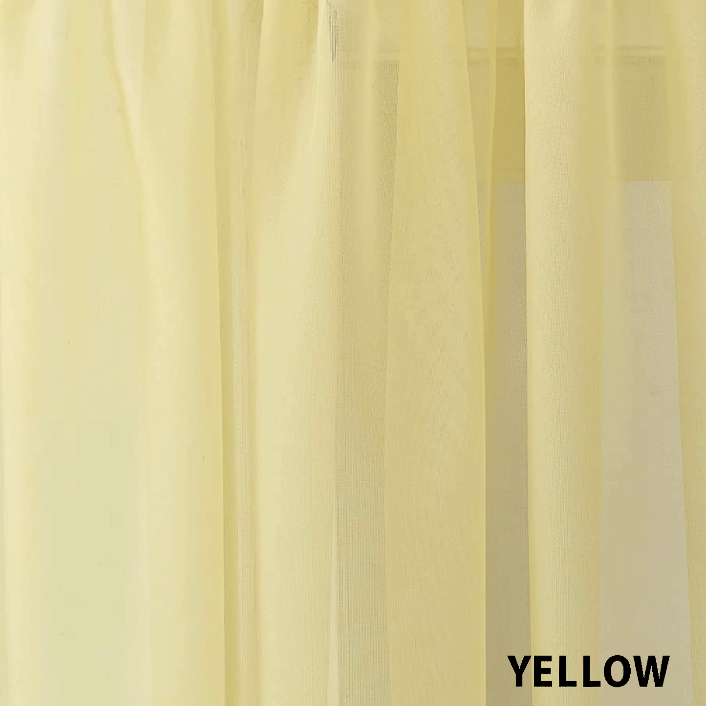 Sheer Voile Tailored Panels