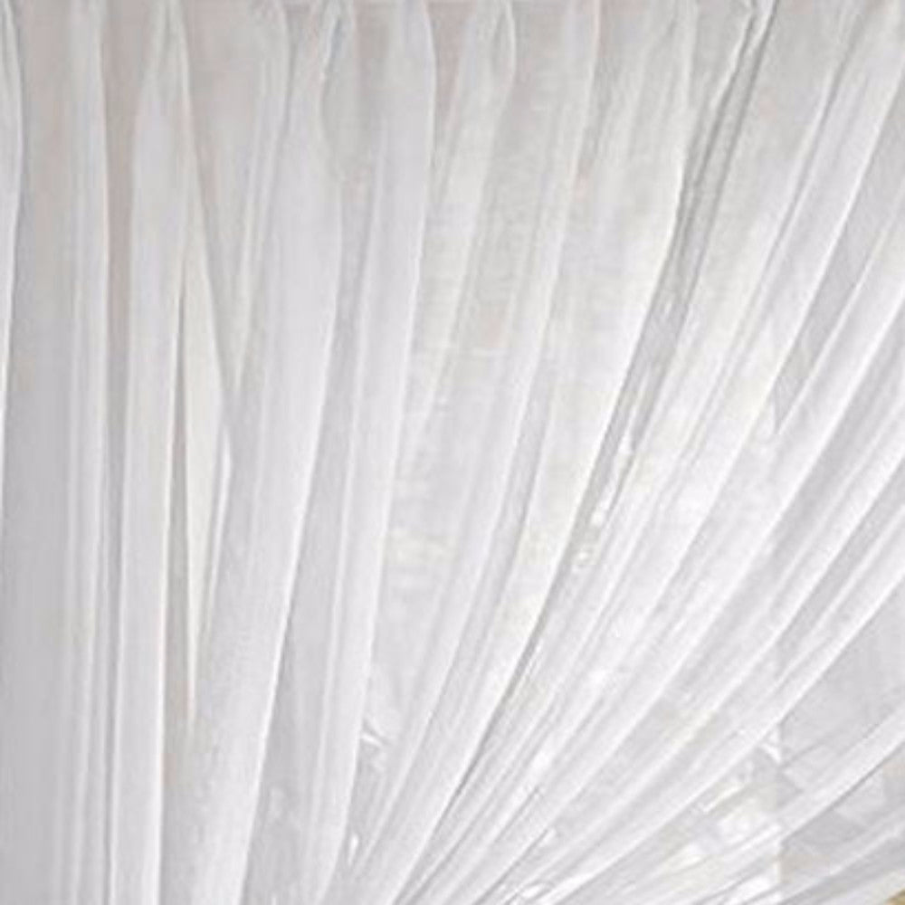 Splendor- Batiste- Pinch- Pleated-Curtain-Panel- Pair-White